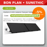 Sunethic : –5 % sur tout le site avec le code maisonetdomotique5
